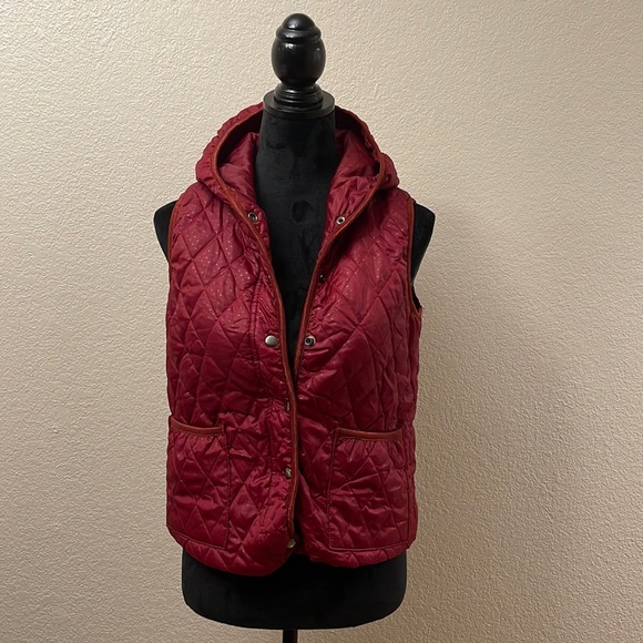 Korean Vest Jacket with Hoodie - Picture 1 of 3